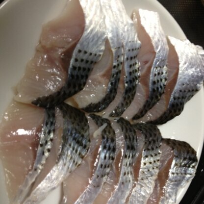 魚釣に行った方からいただいたのですが
どうしようか困っていましたw
簡単に美味しくできました！！